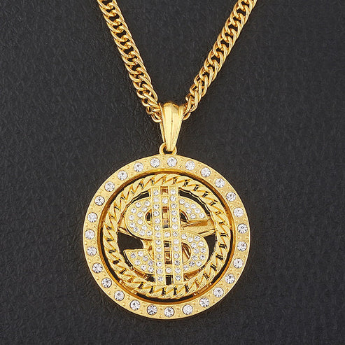 Rotating Dollar Pendent