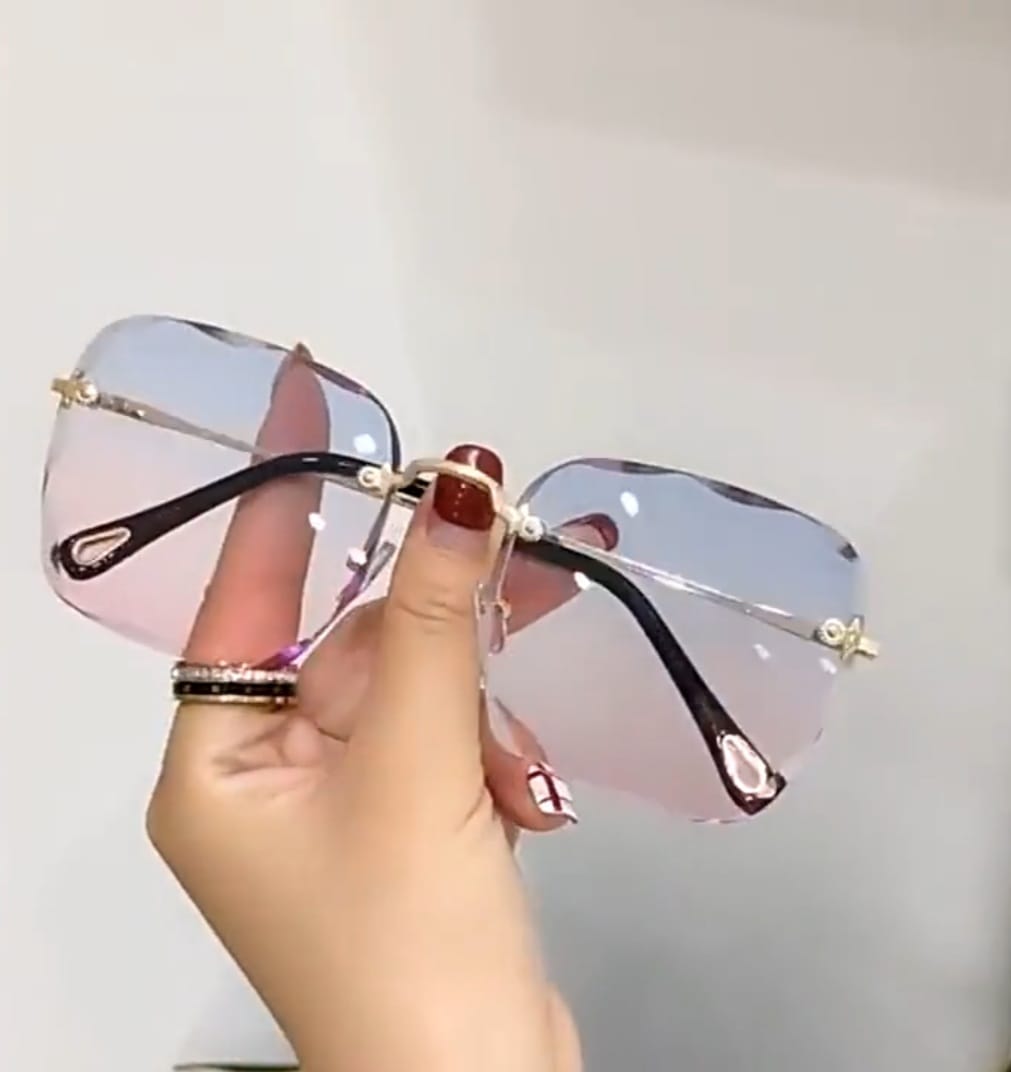 Blue Pink Sunglasses