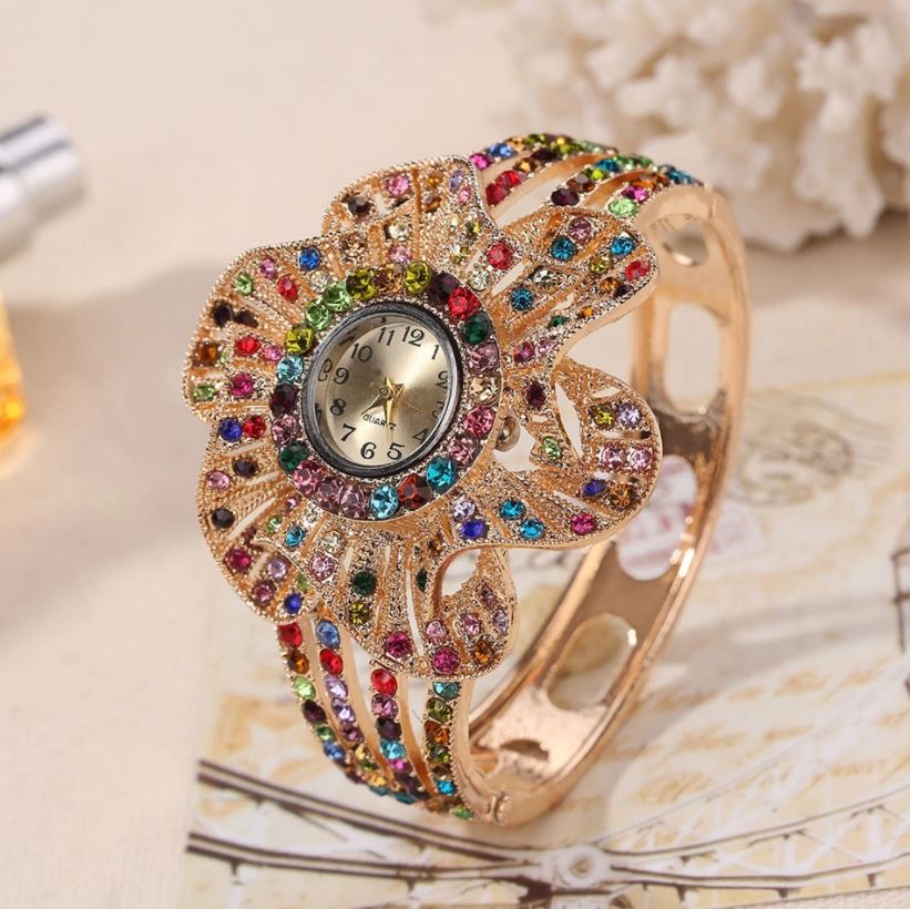 Flower Dial Watch