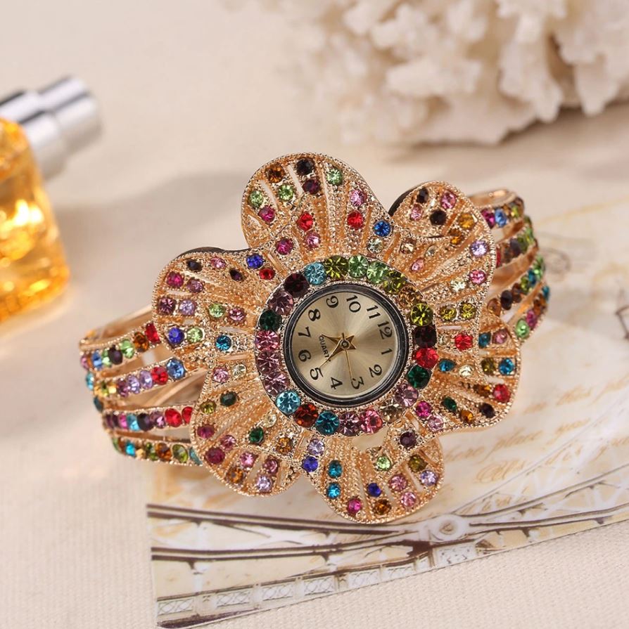 Flower Dial Watch