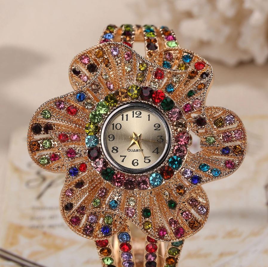 Flower Dial Watch